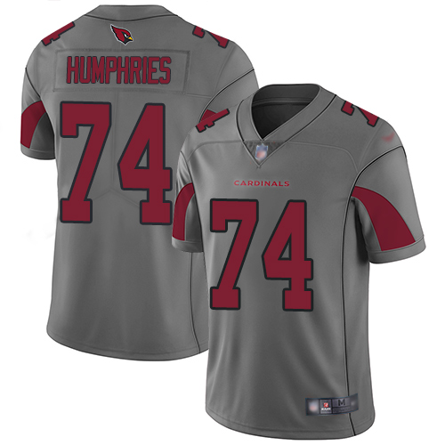 Arizona Cardinals Limited Silver Men D.J. Humphries Jersey NFL Football #74 Inverted Legend
